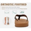 image:imageKuaiLu Mens Flip Flops Comfortable Arch Support Waterproof Thong SandalsPukhaki