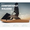 image:imageKuaiLu Mens Flip Flops Comfortable Arch Support Waterproof Thong SandalsPukhaki