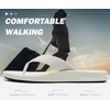 image:imageKuaiLu Mens Flip Flops Comfortable Arch Support Waterproof Thong SandalsWhite