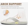 image:imageKuaiLu Mens Flip Flops Comfortable Arch Support Waterproof Thong SandalsWhite
