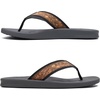 image:imageKuaiLu Mens Flip Flops Comfortable Arch Support Waterproof Thong SandalsWoodlike Grey