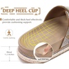 image:imageKuaiLu Womens Bling Sandals with Arch Support Orthopedic Rhinestones SlidesBeige