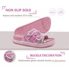 image:imageKuaiLu Womens Bling Sandals with Arch Support Orthopedic Rhinestones SlidesPink