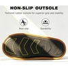 image:imageKuaiLu Mens House Memory Foam Scuff Slippers Felt BlendLining Home ShoesFelt Grey