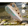 image:imageKuaiLu Orthopedic Closed Toe Sandals For Womens Athletic Outdoor WalkingBeige Whitechoose One Size Larger