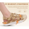 image:imageKuaiLu Orthopedic Closed Toe Sandals For Womens Athletic Outdoor WalkingBeige Whitechoose One Size Larger