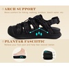 image:imageKuaiLu Orthopedic Closed Toe Sandals For Womens Athletic Outdoor WalkingBlackchoose One Size Larger