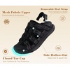 image:imageKuaiLu Orthopedic Closed Toe Sandals For Womens Athletic Outdoor WalkingBlackchoose One Size Larger