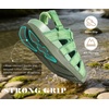 image:imageKuaiLu Orthopedic Closed Toe Sandals For Womens Athletic Outdoor WalkingGreenchoose One Size Larger