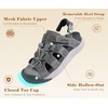 image:imageKuaiLu Orthopedic Closed Toe Sandals For Womens Athletic Outdoor WalkingGreychoose One Size Larger