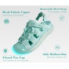 image:imageKuaiLu Orthopedic Closed Toe Sandals For Womens Athletic Outdoor WalkingLake Bluechoose One Size Larger