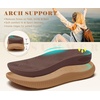 image:imageKuaiLu Orthopedic Closed Toe Sandals For Womens Athletic Outdoor WalkingOrange Brownchoose One Size Larger