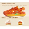 image:imageKuaiLu Orthopedic Closed Toe Sandals For Womens Athletic Outdoor WalkingOrange Yellowchoose One Size Larger