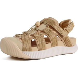 image:imageKuaiLu Orthopedic Closed Toe Sandals For Womens Athletic Outdoor WalkingBeige Whitechoose One Size Larger