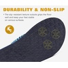 image:imageKuaiLu Mens Rubber Flip Flops with Comfortable Arch Support Summer BeachBright Blue