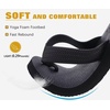 image:imageKuaiLu Mens Rubber Flip Flops with Comfortable Arch Support Summer BeachDull Black