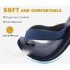 image:imageKuaiLu Mens Rubber Flip Flops with Comfortable Arch Support Summer BeachInk Blue