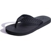 image:imageKuaiLu Mens Rubber Flip Flops with Comfortable Arch Support Summer BeachLight Black
