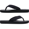 image:imageKuaiLu Mens Rubber Flip Flops with Comfortable Arch Support Summer BeachLight Black