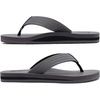 image:imageKuaiLu Mens Rubber Flip Flops with Comfortable Arch Support Summer BeachLight Grey
