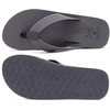 image:imageKuaiLu Mens Rubber Flip Flops with Comfortable Arch Support Summer BeachLight Grey