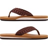 image:imageKuaiLu Mens Rubber Flip Flops with Comfortable Arch Support Summer BeachTan Brown