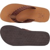 image:imageKuaiLu Mens Rubber Flip Flops with Comfortable Arch Support Summer BeachTan Brown