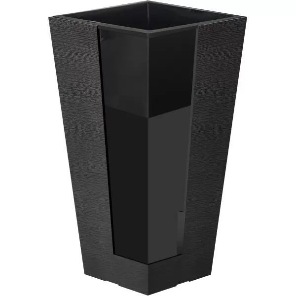 Kante 28 Inch Tall Planter Set of 2, Large Taper Planter for Outdoor Indoor Garden Patio Front Door 