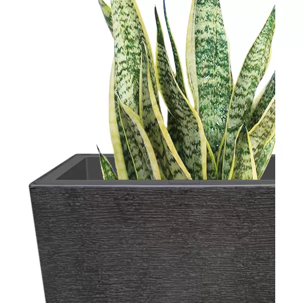 Kante 28 Inch Tall Planter Set of 2, Large Taper Planter for Outdoor Indoor Garden Patio Front Door 