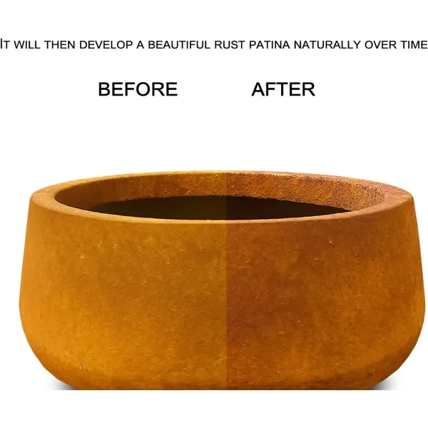 Kante 9.8" Dia Round Concrete Planter, Modern Style Large Cylindrical Plant Pot with Drainage Hole and Rubber Plug for Indoor Outdoor Patio, Pure White