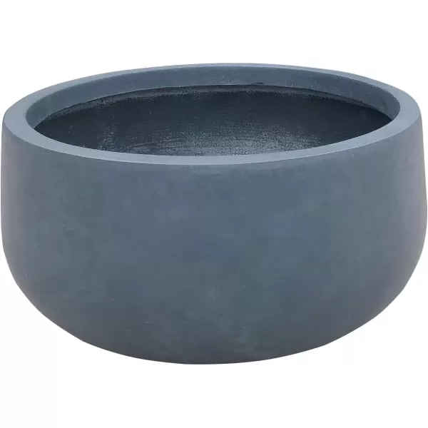 imageKante 196quot157quot118quot Dia Round Concrete Planters Set of 3 Outdoor Indoor Garden Plant Pots with Drainage Hole and Rubber Plug Modern Curvaceous Design Pure WhiteCharcoal