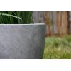 imageKante 18quot14quot10quot Dia Concrete Round Planters Set of 3 Outdoor Indoor Large Planter Pots with Drainage Hole and Rubber Plug for Home Patio Garden Pure WhiteNatural Concrete