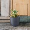 imageKante 18quot14quot10quot Dia Concrete Round Planters Set of 3 Outdoor Indoor Large Planter Pots with Drainage Hole and Rubber Plug for Home Patio Garden Pure WhiteCharcoal