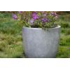 imageKante 18quot14quot10quot Dia Concrete Round Planters Set of 3 Outdoor Indoor Large Planter Pots with Drainage Hole and Rubber Plug for Home Patio Garden Pure WhiteNatural Concrete