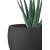 imageKante 18quot14quot10quot Dia Concrete Round Planters Set of 3 Outdoor Indoor Large Planter Pots with Drainage Hole and Rubber Plug for Home Patio Garden Pure WhiteBlack