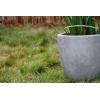 imageKante 18quot14quot10quot Dia Concrete Round Planters Set of 3 Outdoor Indoor Large Planter Pots with Drainage Hole and Rubber Plug for Home Patio Garden Pure WhiteNatural Concrete