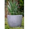 imageKante 18quot14quot10quot Dia Concrete Round Planters Set of 3 Outdoor Indoor Large Planter Pots with Drainage Hole and Rubber Plug for Home Patio Garden Pure WhiteNatural Concrete