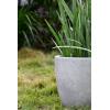 imageKante 18quot14quot10quot Dia Concrete Round Planters Set of 3 Outdoor Indoor Large Planter Pots with Drainage Hole and Rubber Plug for Home Patio Garden Pure WhiteNatural Concrete