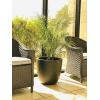 imageKante 18quot14quot10quot Dia Concrete Round Planters Set of 3 Outdoor Indoor Large Planter Pots with Drainage Hole and Rubber Plug for Home Patio Garden Pure WhiteCharcoal
