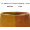imageKante 217quot H White Concrete Tall Planter Large Outdoor Indoor Decorative Pot with Drainage Hole and Rubber Plug Modern Round Style for Home and GardenIron Oxide