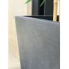 imageKante 24quot Tall Lightweight Concrete Modern Tapered Tall Rectangle Outdoor Planter with Drainage Hole Large Outdoor Indoor Modern Planter for Home and Garden Pure WhiteGraphite