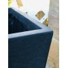 imageKante 24quot Tall Lightweight Concrete Modern Tapered Tall Rectangle Outdoor Planter with Drainage Hole Large Outdoor Indoor Modern Planter for Home and Garden Pure WhiteCharcoal