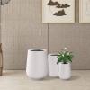 imageKante 28quot21quot14quot H Round Pure White Concrete Tall Planters Set of 3 Indoor Large Planter Pots Containers for Patio Balcony Backyard Living RoomPure White