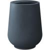 imageKante 28quot21quot14quot H Round Pure White Concrete Tall Planters Set of 3 Indoor Large Planter Pots Containers for Patio Balcony Backyard Living RoomCharcoal