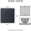 imageKante 10 Inch Square Concrete Planter for Outdoor Indoor Home Patio Garden Large Plant Pot with Drainage Hole and Rubber Plug Pure WhiteCharcoal