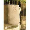 imageKante 116quot Dia Round Concrete Planter Outdoor Indoor Large Plant Pots Containers with Drainage Hole and Rubber Plug for Home Garden Patio Pure WhiteNatural Concrete