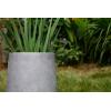 imageKante 116quot Dia Round Concrete Planter Outdoor Indoor Large Plant Pots Containers with Drainage Hole and Rubber Plug for Home Garden Patio Pure WhiteNatural Concrete
