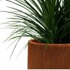 imageKante 116quot Dia Round Concrete Planter Outdoor Indoor Large Plant Pots Containers with Drainage Hole and Rubber Plug for Home Garden Patio Pure WhiteIron Oxide
