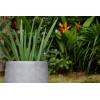 imageKante 116quot Dia Round Concrete Planter Outdoor Indoor Large Plant Pots Containers with Drainage Hole and Rubber Plug for Home Garden Patio Pure WhiteNatural Concrete