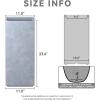 imageKante 203quot H Tall Rectangular Concrete Planter Modern Square Diameter Plant Pot with Drainage Hole and Rubber Plug for Indoor Outdoor Home Patio Garden Pure WhiteSlate Gray